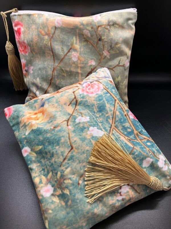Velvet Feel Makeup Bag