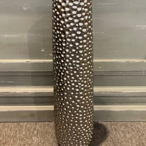 Silver Coloured Ceramic Vase