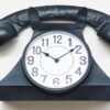 Black Metal Rustic Telephone Clock - Image 9