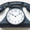Black Metal Rustic Telephone Clock - Image 10