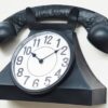 Black Metal Rustic Telephone Clock - Image 2