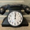 Black Metal Rustic Telephone Clock - Image 8