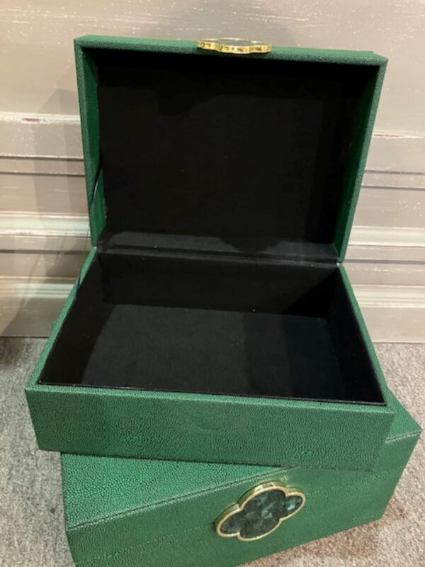 Green Shagreen Box
