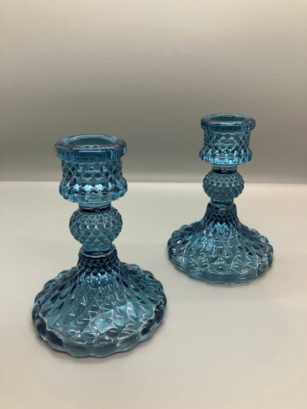 Glass Candleholders